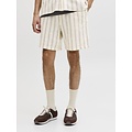 Jack & Jones Jack & Jones Heren Korte Broek JPSTJAIDEN Geweven Joggingsshort Wit Gestreept