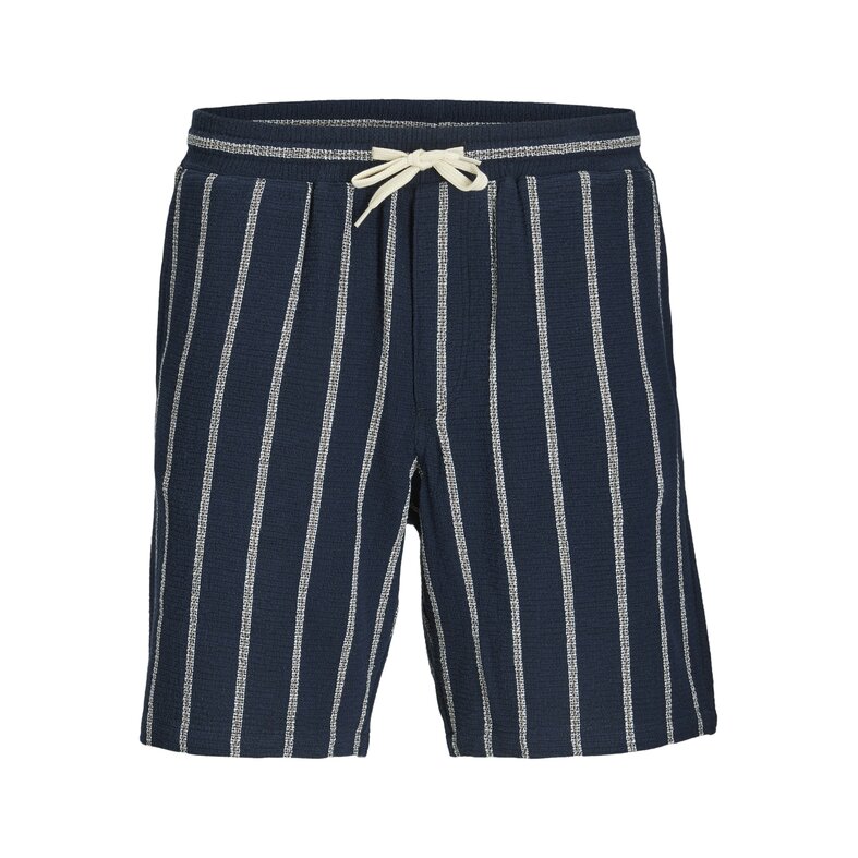 Jack & Jones Jack & Jones Men's Shorts JPSTJAIDEN Woven Jogging Short Dark Blue Striped