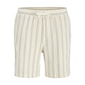 Jack & Jones Jack & Jones Men's Shorts JPSTJAIDEN Woven Jogging Short White Striped