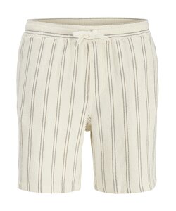 Jack & Jones Men's Shorts JPSTJAIDEN Woven Jogging Short White Striped
