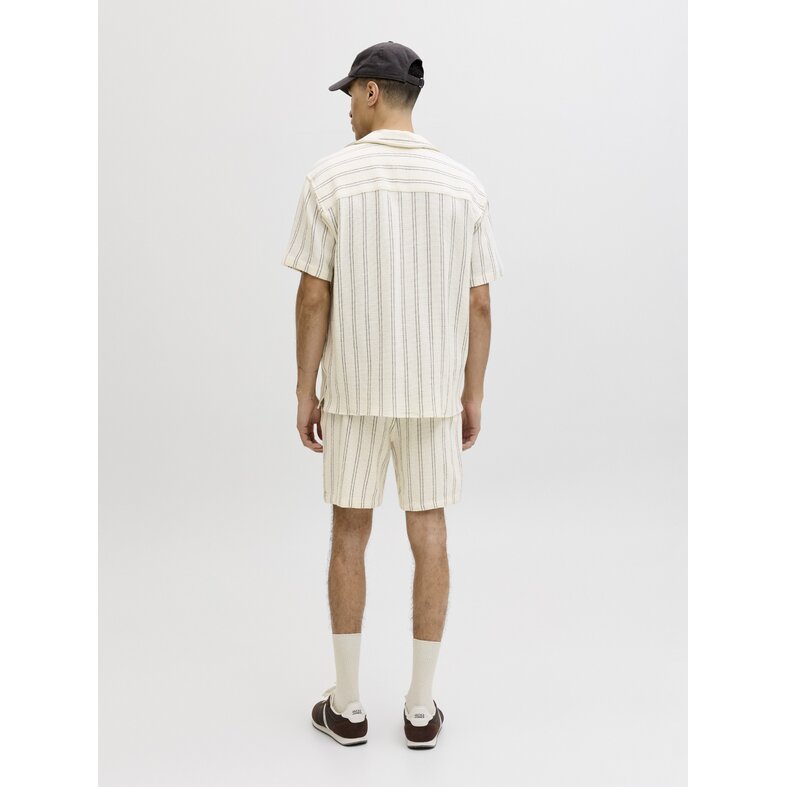 Jack & Jones Jack & Jones Men's Shorts JPSTJAIDEN Woven Jogging Short White Striped