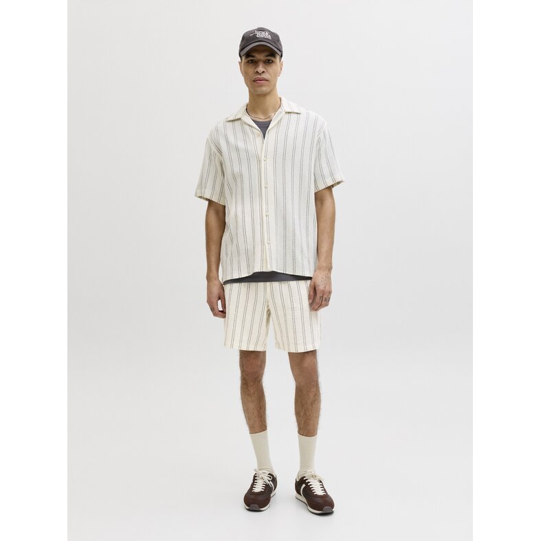 Jack & Jones Jack & Jones Men's Shorts JPSTJAIDEN Woven Jogging Short White Striped