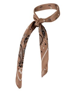 Sarlini Dames Bandana Neksjaal Dun Taupe