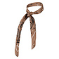 Sarlini Sarlini Ladies Bandana Neck Scarf Thin Taupe