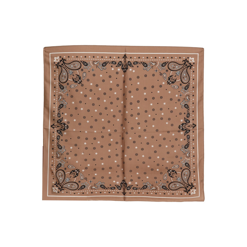 Sarlini Sarlini Ladies Bandana Neck Scarf Thin Taupe