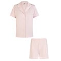 By Louise By Louise Ladies Short Pajama Set Modal Shortama With Button Closure Pink