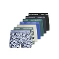 Jack & Jones Jack & Jones Men's Boxer Shorts Solid Trunks JACBEN 7-Pack Blue/Green Solid/Floral