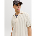 Jack & Jones Jack & Jones Heren Co-ord Set Wit Gestreept