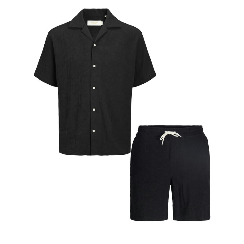 Jack & Jones Jack & Jones Heren Co-ord Set Effen Zwart