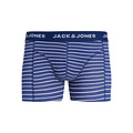 Jack & Jones Jack & Jones Men's Boxer Shorts Trunks JACKEVIN 3-Pack Striped/Blade Print Dark Blue