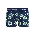 Jack & Jones Jack & Jones Heren Boxershorts Trunks JACMAUDO Gebloemd 3-Pack Donkerblauw/Zwart