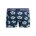 Jack & Jones Jack & Jones Heren Boxershorts Trunks JACMAUDO Gebloemd 3-Pack Donkerblauw/Zwart
