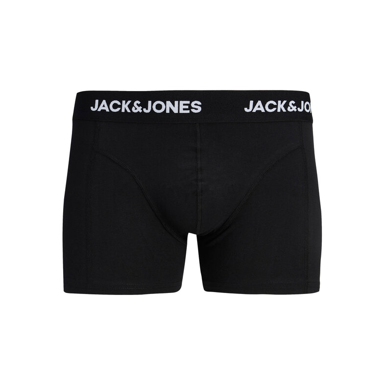 Jack & Jones Jack & Jones Heren Boxershorts Trunks JACMAUDO Gebloemd 3-Pack Donkerblauw/Zwart