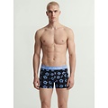 Jack & Jones Jack & Jones Heren Boxershorts Trunks JACMAUDO Gebloemd 3-Pack Donkerblauw/Zwart