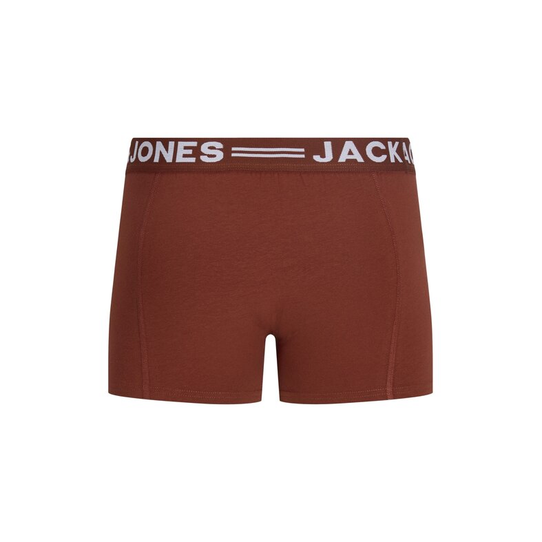 Jack & Jones Jack & Jones Heren Boxershorts Trunks SENSE 3-Pack Rood/Groen/Blauw