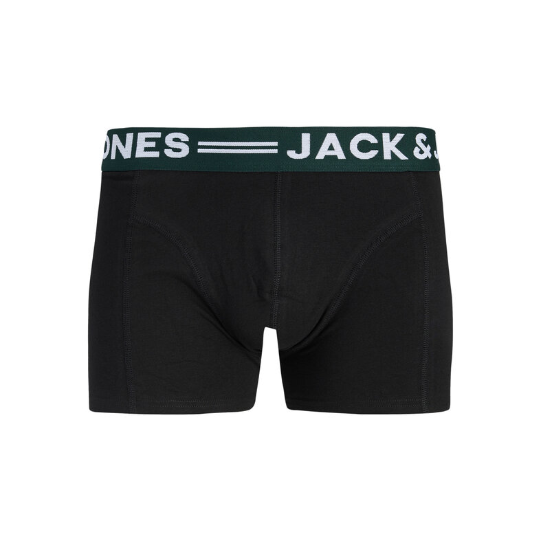 Jack & Jones Jack & Jones Heren Boxershorts Trunks SENSE 3-Pack Zwart