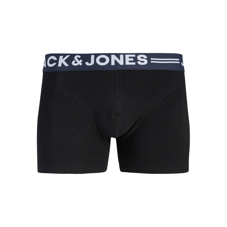 Jack & Jones Jack & Jones Heren Boxershorts Trunks SENSE 3-Pack Zwart
