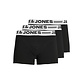 Jack & Jones Jack & Jones Men's Boxer Shorts Trunks SENSE 3-Pack Black