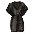 Sarlini Sarlini Dames Tuniek Strandjurk Polyester Chiffon Effen Zwart