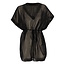 Sarlini Sarlini Ladies Tunic Beach Dress Polyester Chiffon Solid Black