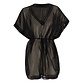 Sarlini Sarlini Ladies Tunic Beach Dress Polyester Chiffon Solid Black