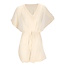 Sarlini Sarlini Dames Tuniek Strandjurk Polyester Chiffon Effen Off-White