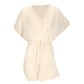Sarlini Sarlini Dames Tuniek Strandjurk Polyester Chiffon Effen Off-White