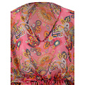 Sarlini Sarlini Ladies Tunic Beach Dress Polyester Kaftan Print Pink
