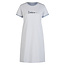 By Louise By Louise Essential Dames Nachthemd Korte Mouw Gestreept Lichtblauw