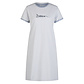By Louise By Louise Essential Ladies Nightshirt Short Sleeve Striped Light Blue