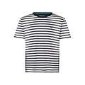 Phil & Co Phil & Co Men's Short Pajama Short Pajama Set Cream/Dark Blue Striped