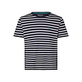 Phil & Co Phil & Co Men's Short Pajama Short Pajama Set Dark Blue/Green Striped