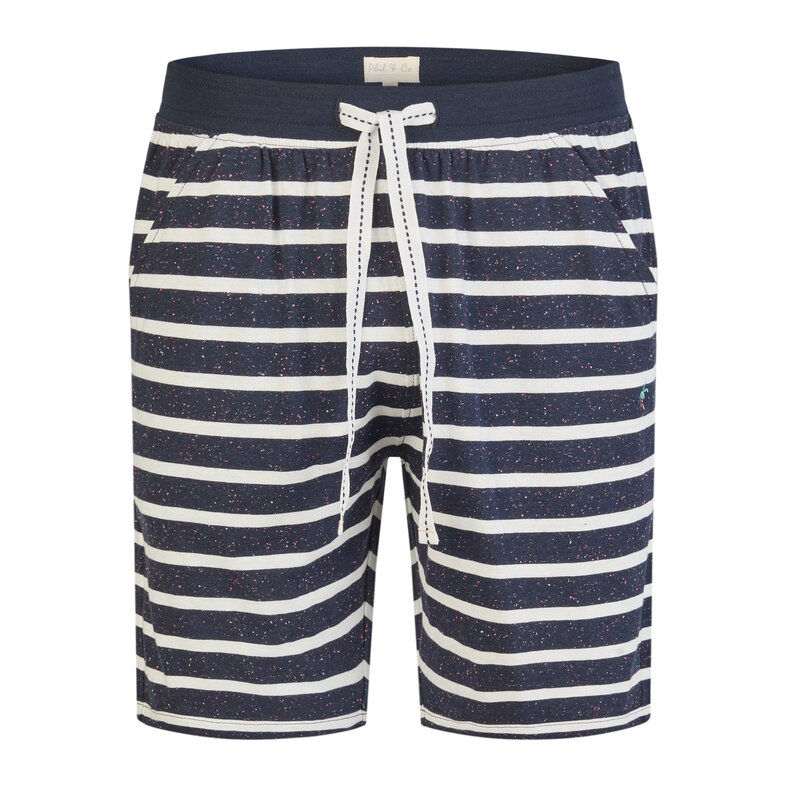 Phil & Co Phil & Co Men's Short Pajama Short Pajama Set Blue Mixed/Striped