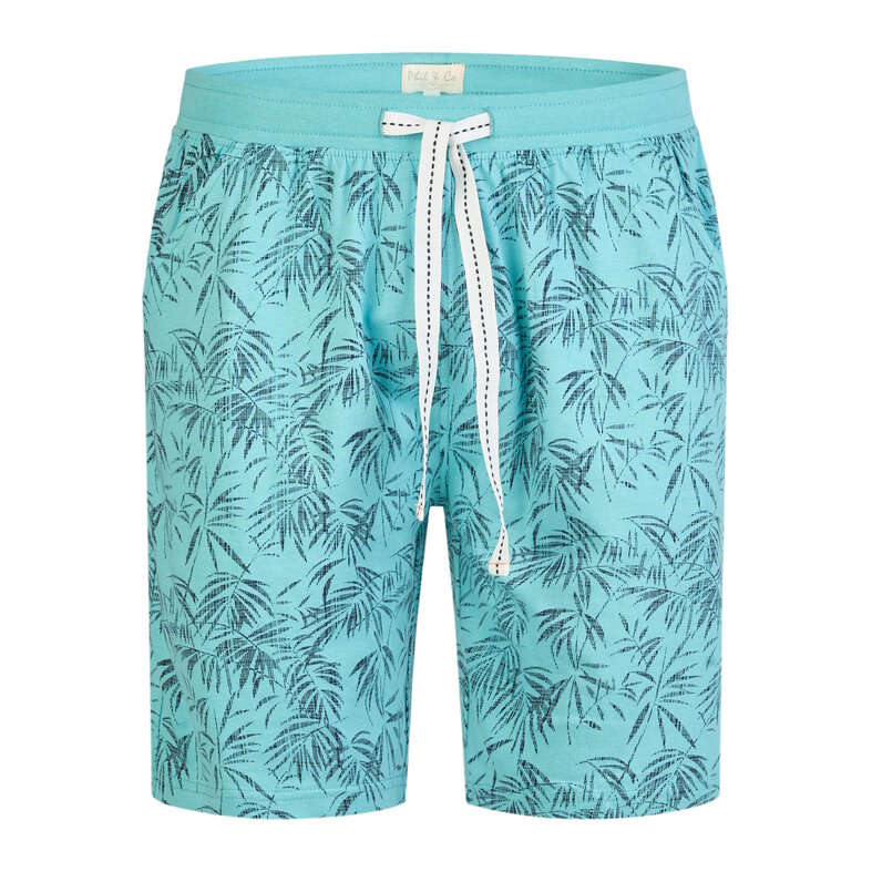 Phil & Co Phil & Co Men's Short Pajama Short Pajama Set Blue Floral