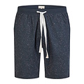 Phil & Co Phil & Co Heren Shortama Korte Pyjama Set Oranje/Donkerblauw Gemêleerd