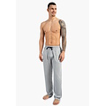 Phil & Co Phil & Co Heren Lange Pyjamabroeken 2-Pack Grijs Gestreept/Donkerblauw