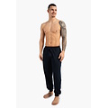 Phil & Co Phil & Co Heren Lange Pyjamabroeken 2-Pack Grijs Gestreept/Donkerblauw