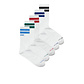 Jack & Jones Junior Jack & Jones Junior Boys Sports Socks JACDANNY Tennis Socks 5-Pack White Striped