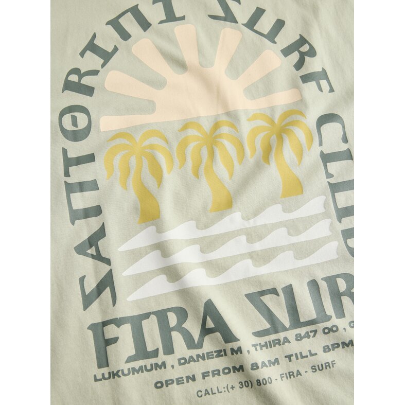 Jack & Jones Jack & Jones Men's Surf Backprint T-Shirt JORSURF Green