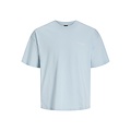 Jack & Jones Jack & Jones Heren Chrome Backprint T-Shirt JCOBIARRITZ Lichtblauw