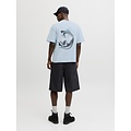 Jack & Jones Jack & Jones Heren Chrome Backprint T-Shirt JCOBIARRITZ Lichtblauw
