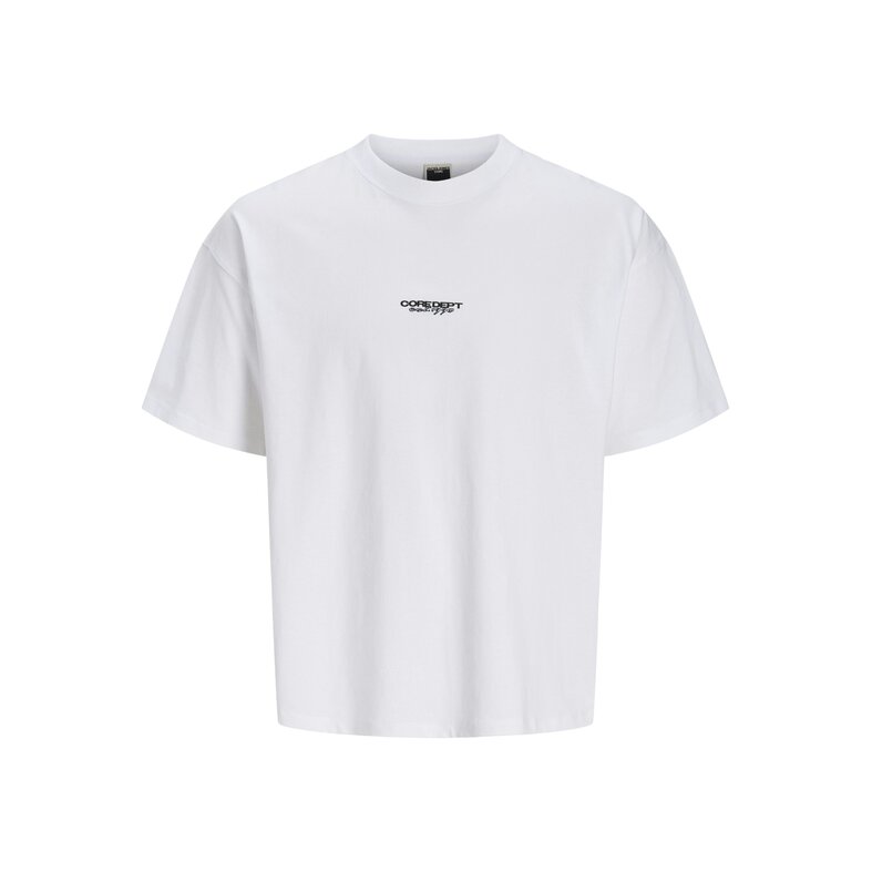 Jack & Jones Jack & Jones Heren Chrome Backprint T-Shirt JCOBIARRITZ Wit