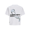 Jack & Jones Jack & Jones Heren Chrome Backprint T-Shirt JCOBIARRITZ Wit