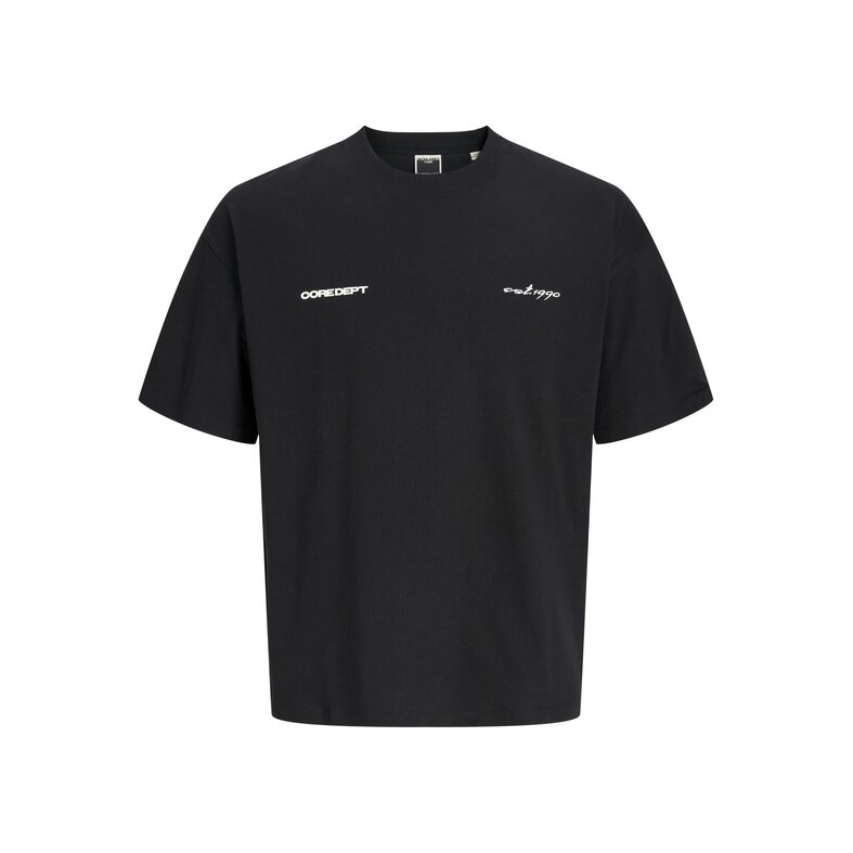 Jack & Jones Jack & Jones Men's Chrome Backprint T-Shirt JCOBIARRITZ Black