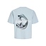 Jack & Jones Jack & Jones Men's Chrome Backprint T-Shirt JCOBIARRITZ Light Blue