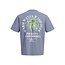 Jack & Jones JJ REBEL Heren Backprint T-shirt JREBCHRISTIAN Grijsblauw