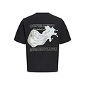 Jack & Jones Jack & Jones Heren Chrome Backprint T-Shirt JCOBIARRITZ Zwart