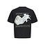 Jack & Jones Jack & Jones Heren Chrome Backprint T-Shirt JCOBIARRITZ Zwart
