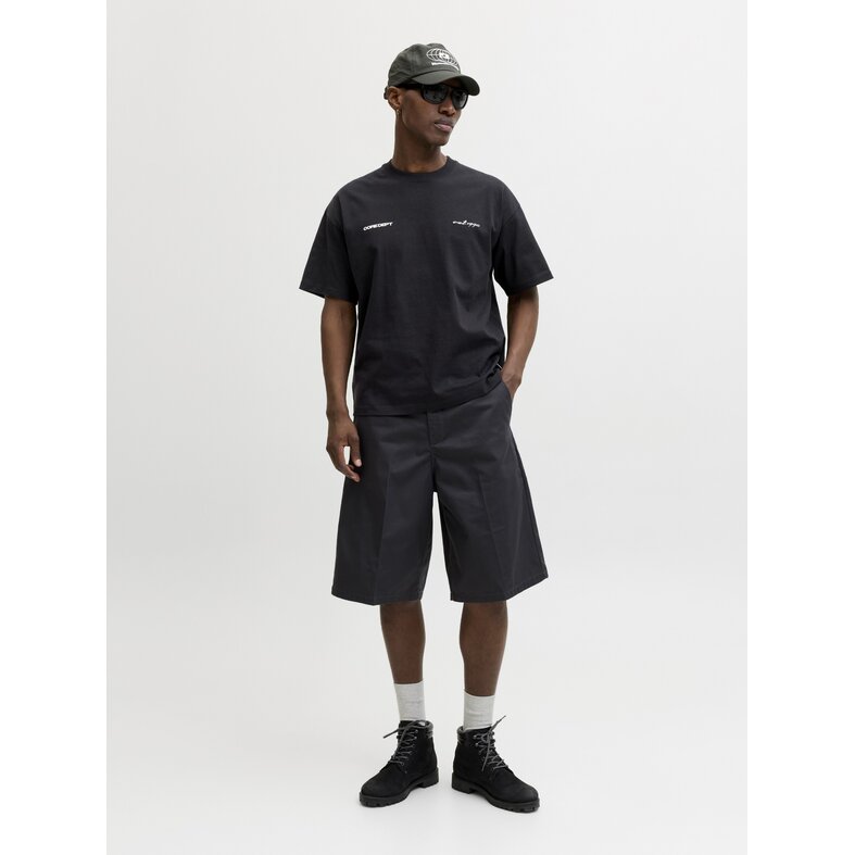 Jack & Jones Jack & Jones Men's Chrome Backprint T-Shirt JCOBIARRITZ Black