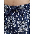 Jack & Jones Jack & Jones Men's Plus Size Swim Short JPSTMAUI SHELL Blocked/Floral Dark Blue/White